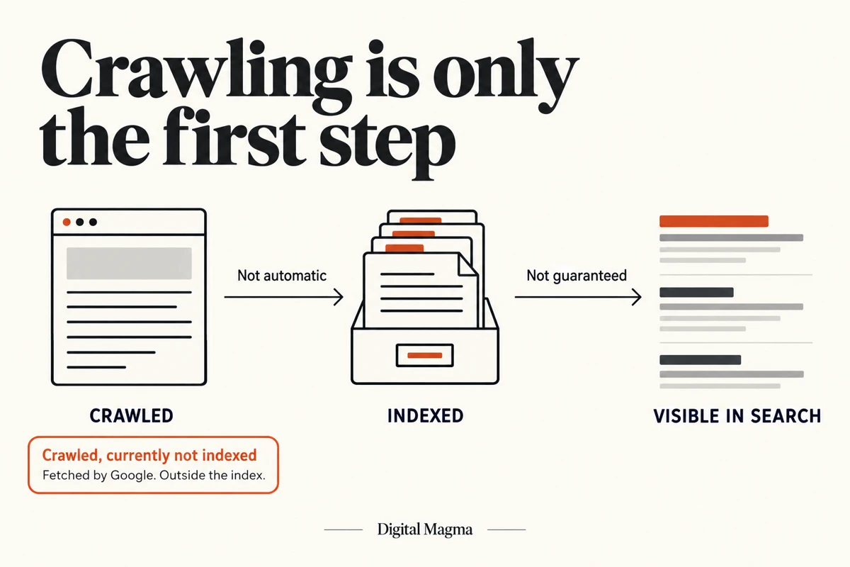 Crawled currently not indexed? Start with these checks