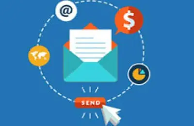 Email marketing and automated workflows — illustrative artwork